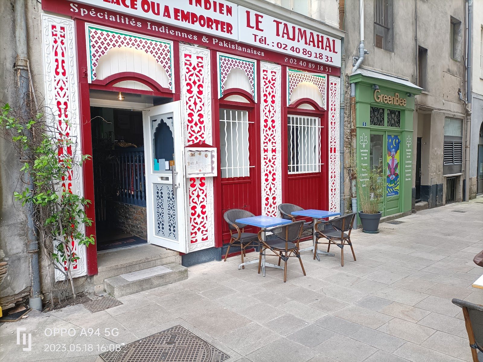 Le Taj Mahal place royale, restaurant à Nantes