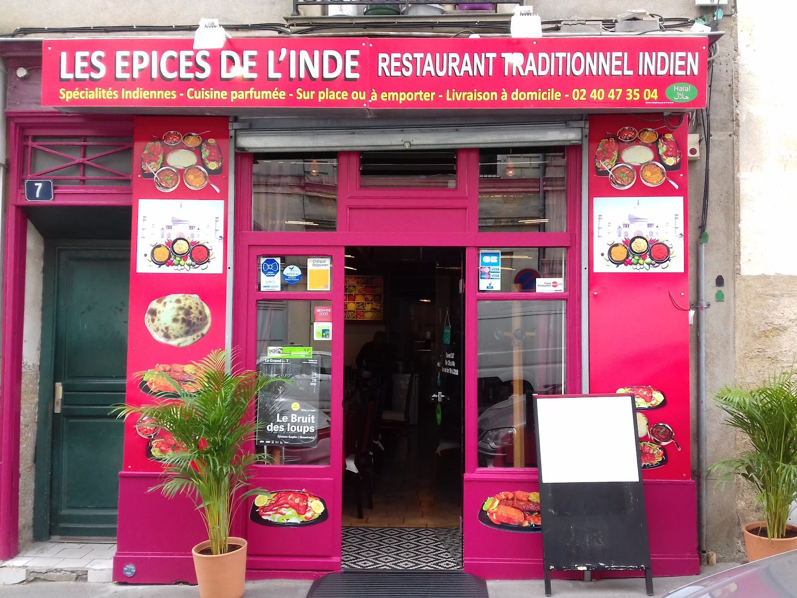 Les Epices de l'Inde, restaurant à Nantes